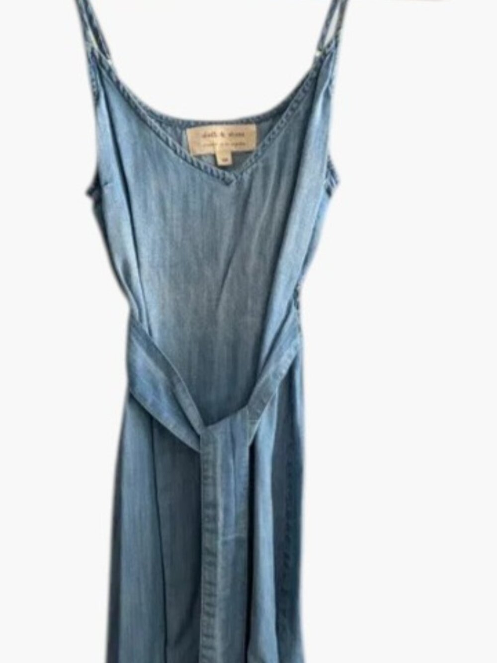 Cloth & Stone Anthro Soft Denim Sleeveless Shirt Dress - XS